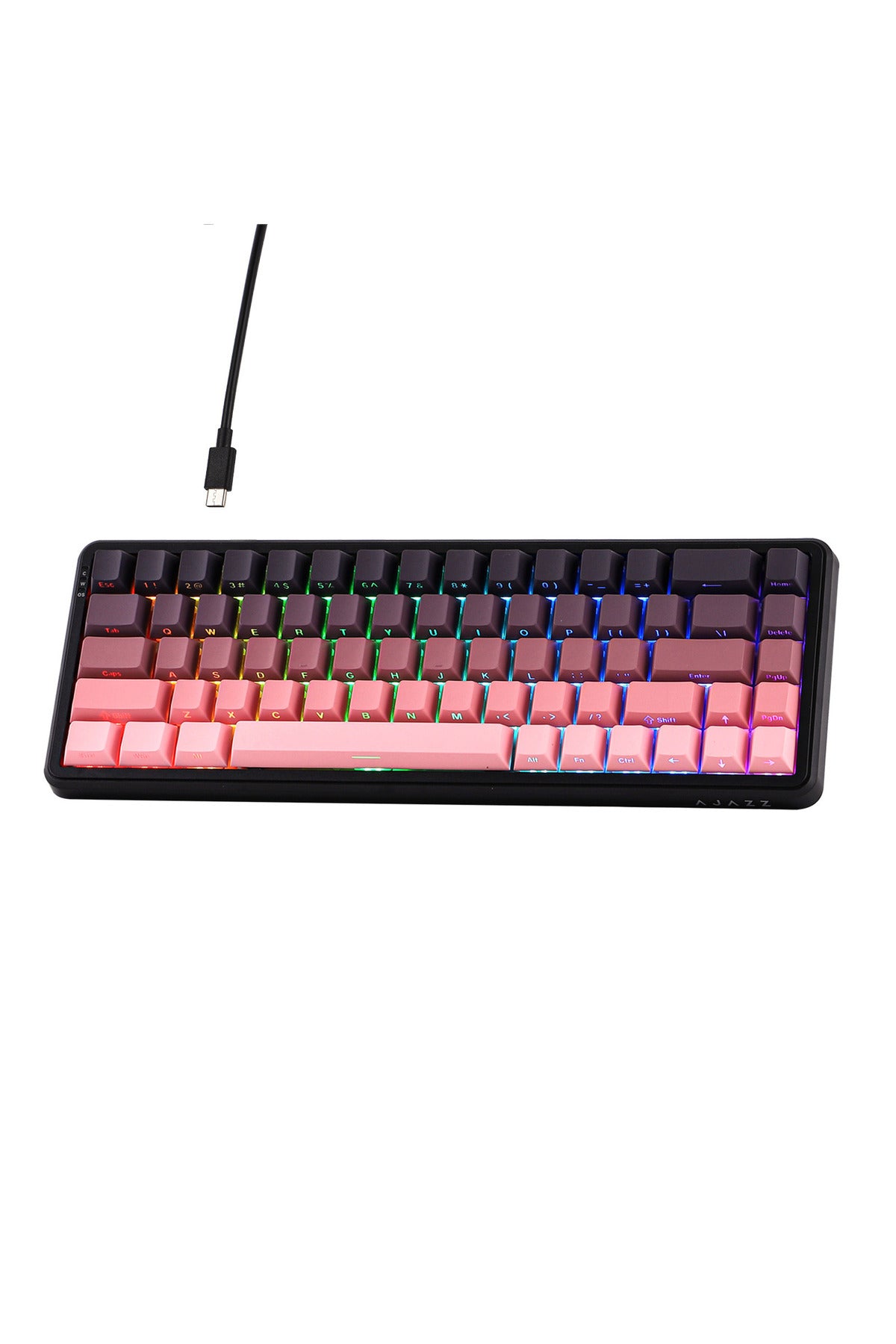 AK680 Max Rapid Trigger Manyetik Switch Kablolu Mekanik Klavye RGB 0.125 MS Ultra Düşük Gecikme