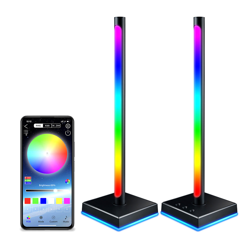 Ajazz ABL-190 Ambiyans Aydınlatmalı Kulaklık Standı- Sese Duyarlı RGB Işık Barı