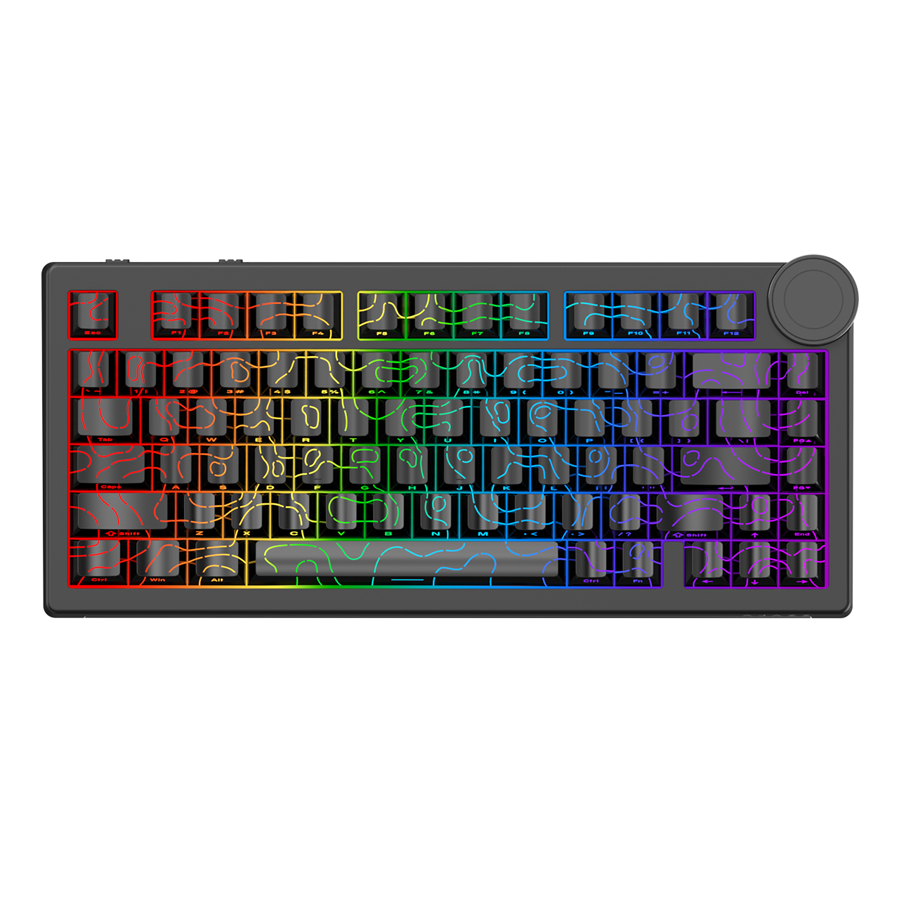 Ajazz Ak820 V2 Pro 8K+8K Ekranlı Mekanik Oyun Klavyesi-10.000 Mah Batarya