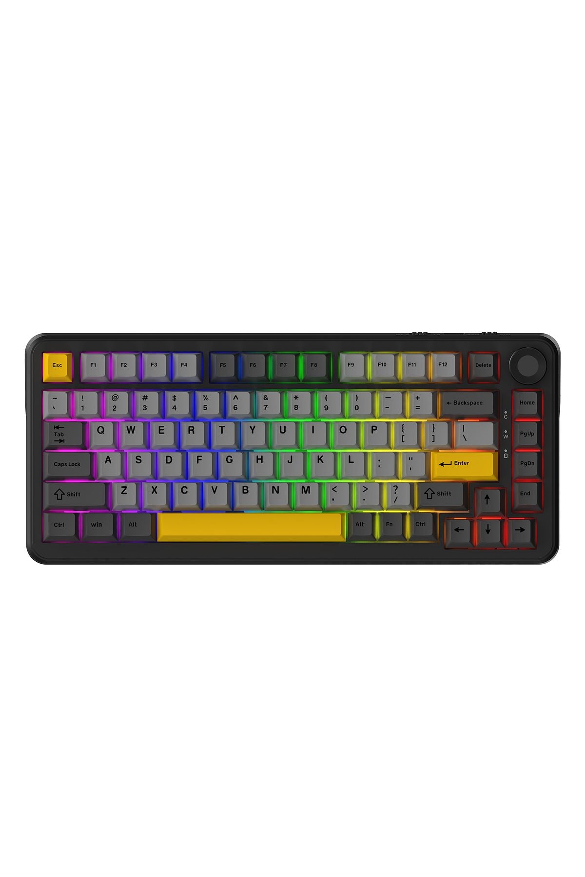 AK820 MAX PLUS-Hot-Swap-Dinamik RGB Mekanik Oyun Klavyesi 8000mAh Batarya