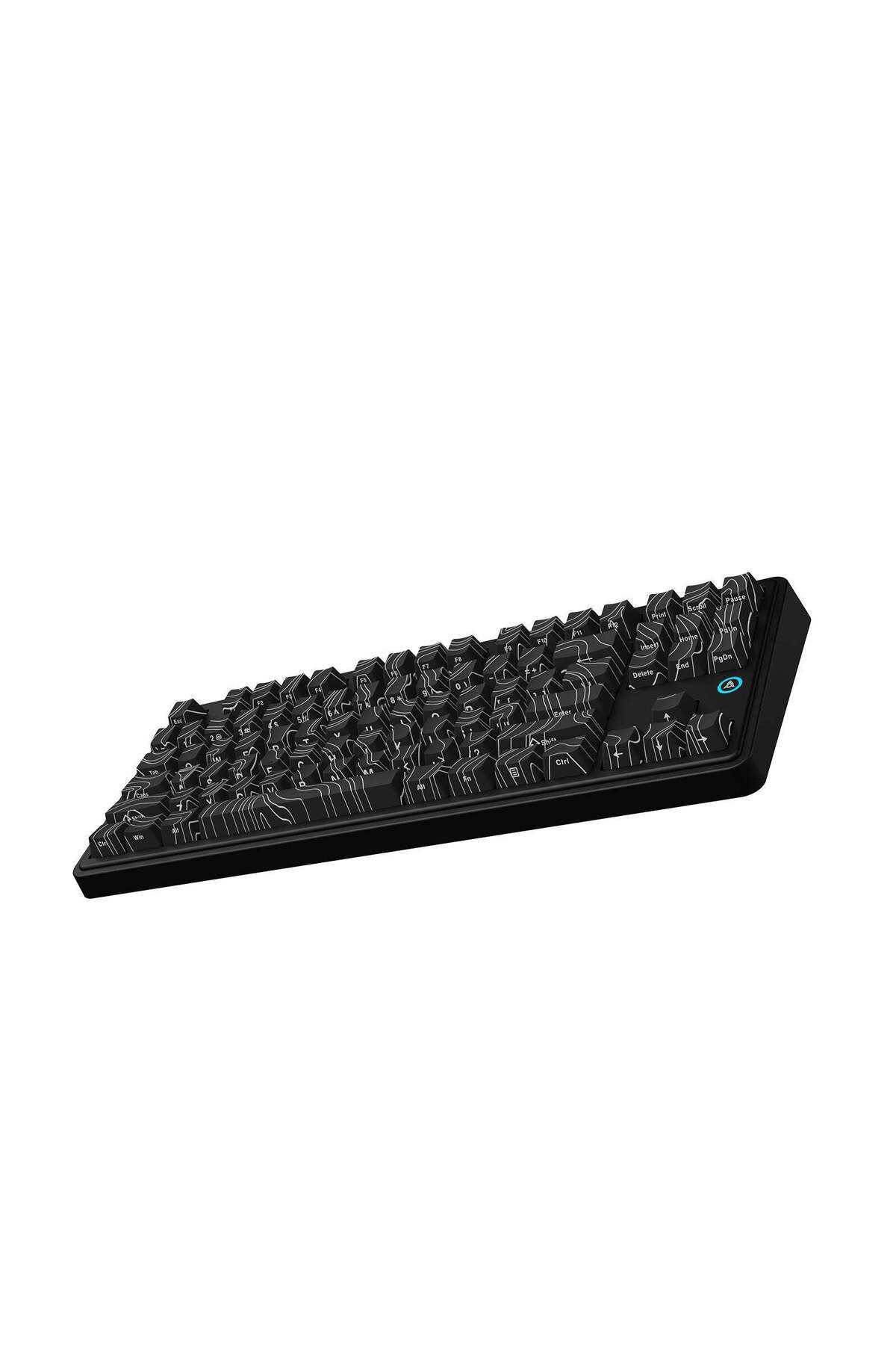 AK870 Plus 3 Bağlantı Modlu Mekanik Klavye RGB- Avocado Switch