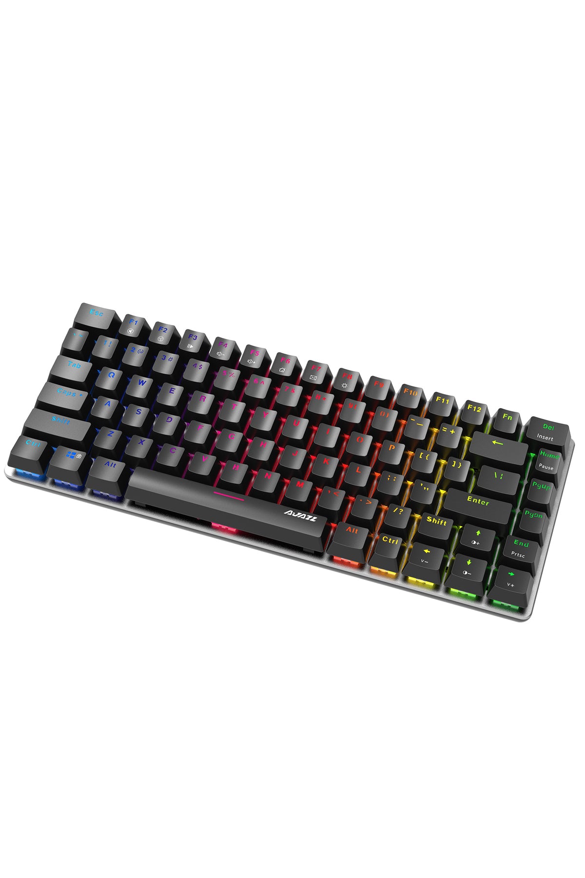 Ak-33 Rgb Tam Mekanik Klavye-siyah Switch-82 Tuş-tek Parça Alüminyum Gövde