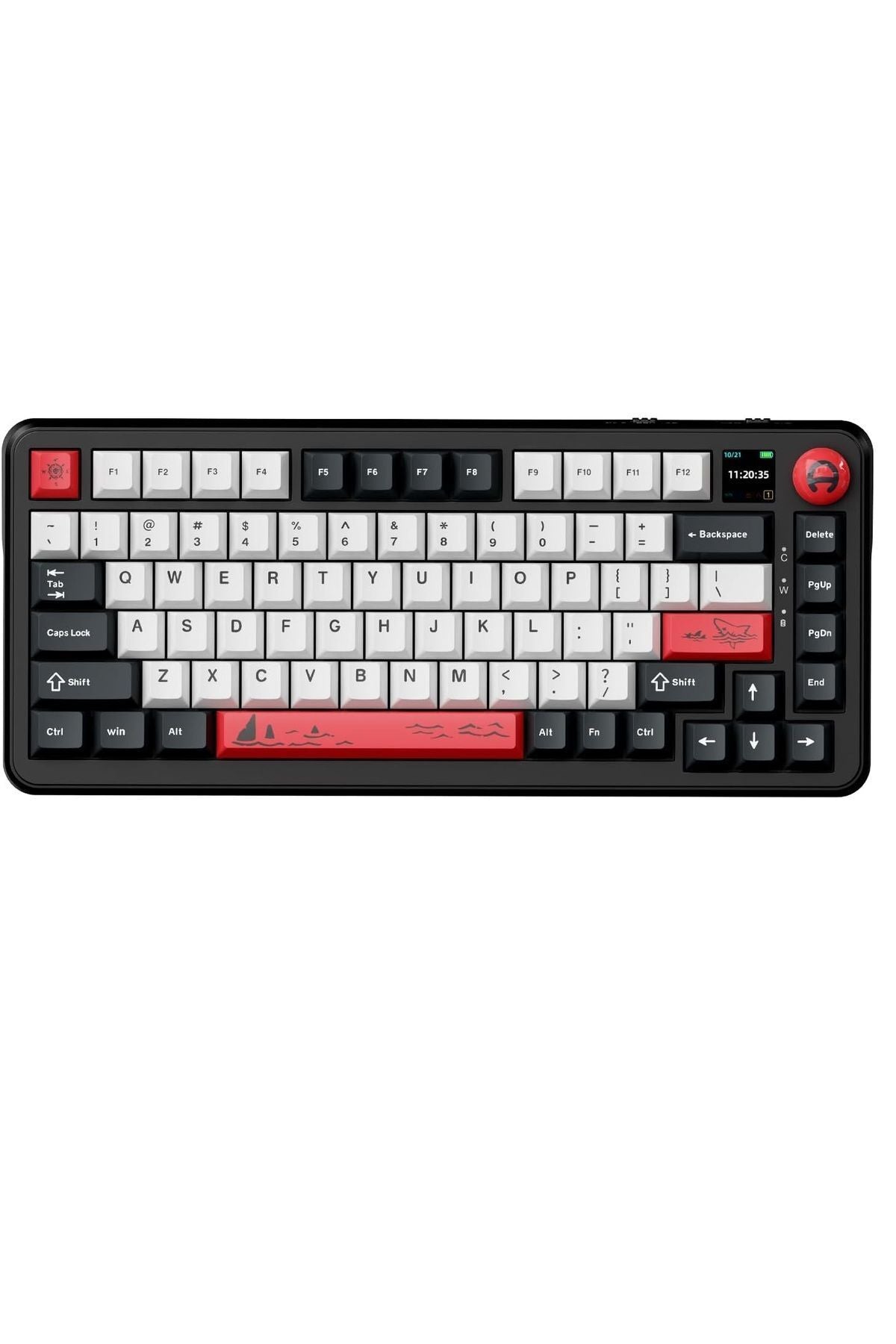 Ak820 Max Plus Hawksbill Switch 3 Modlu Mekanik Oyuncu Klavyesi-dinamik Rgb-tft Ekran