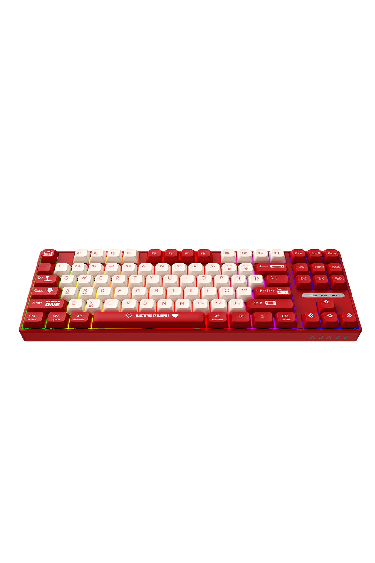 AK870MC Kablolu- Hot Swap Mekanik Klavye- Rainbow Aydınlatmalı