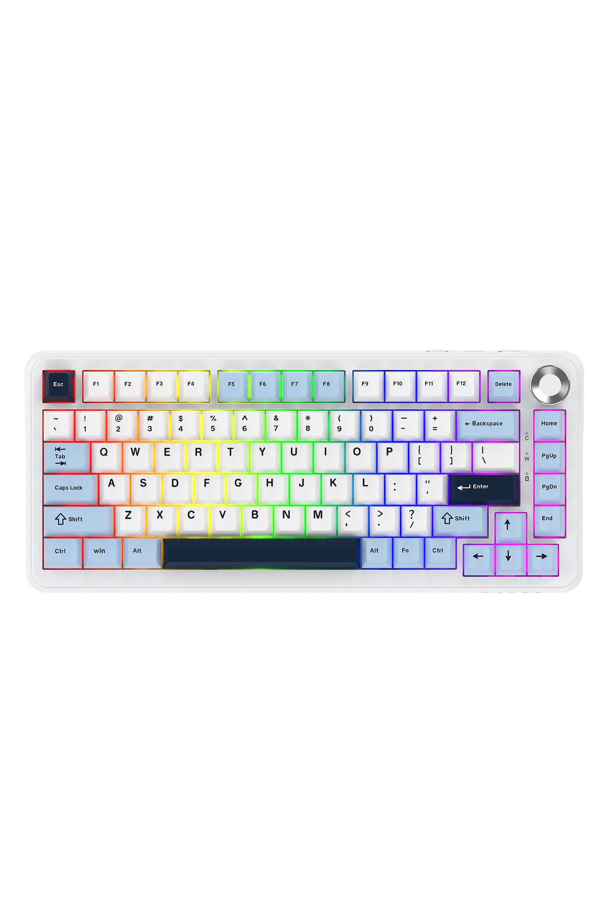 AK820 MAX PLUS-Hot-Swap-Dinamik RGB Mekanik Oyun Klavyesi 8000mAh Batarya