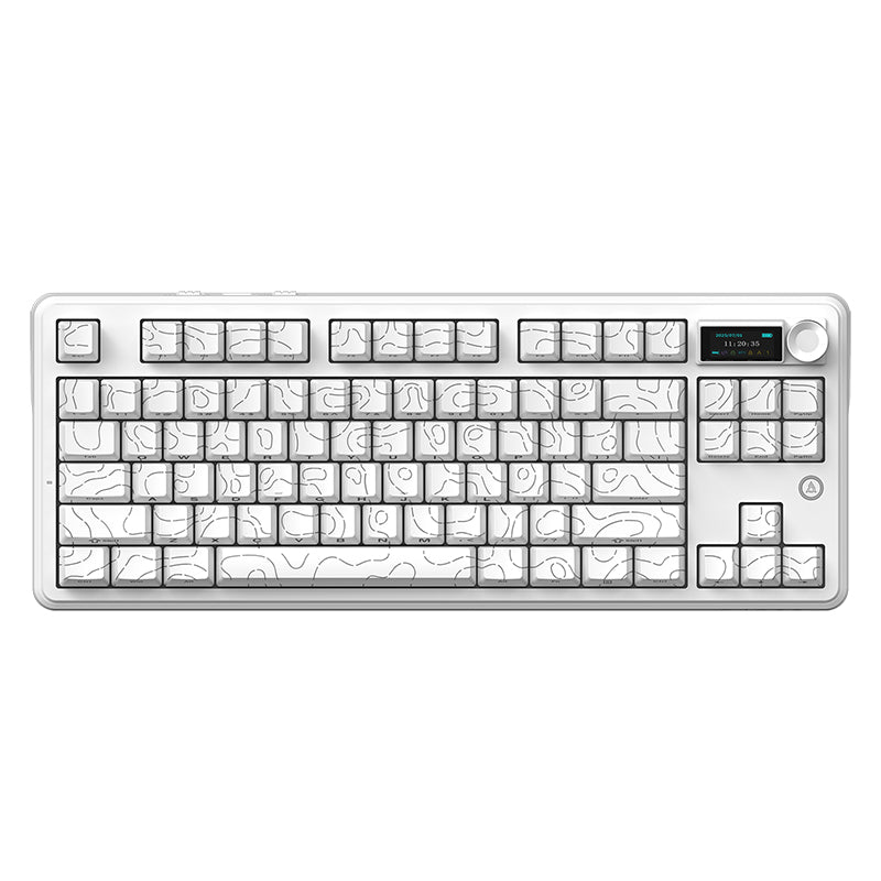 MK87 10.000 Mah Batarya RGB Mekanik Oyun Klavyesi-Ayrılabilir TFT Ekran