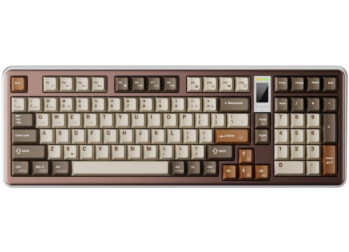 AC100 Max 8000MAH 3 Modlu Hot-Swap Alüminyun Gövde Mekanik Klavye