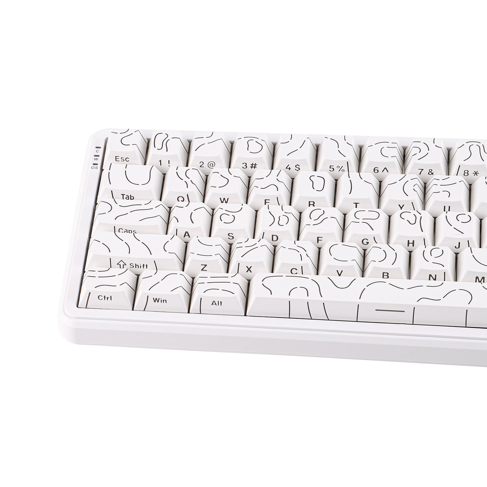 Ajazz AK680 MAX Desenli Siyah Mekanik Klavye + AJ159 PRO Siyah Profesyonel Oyuncu Mouse Ekipman Seti