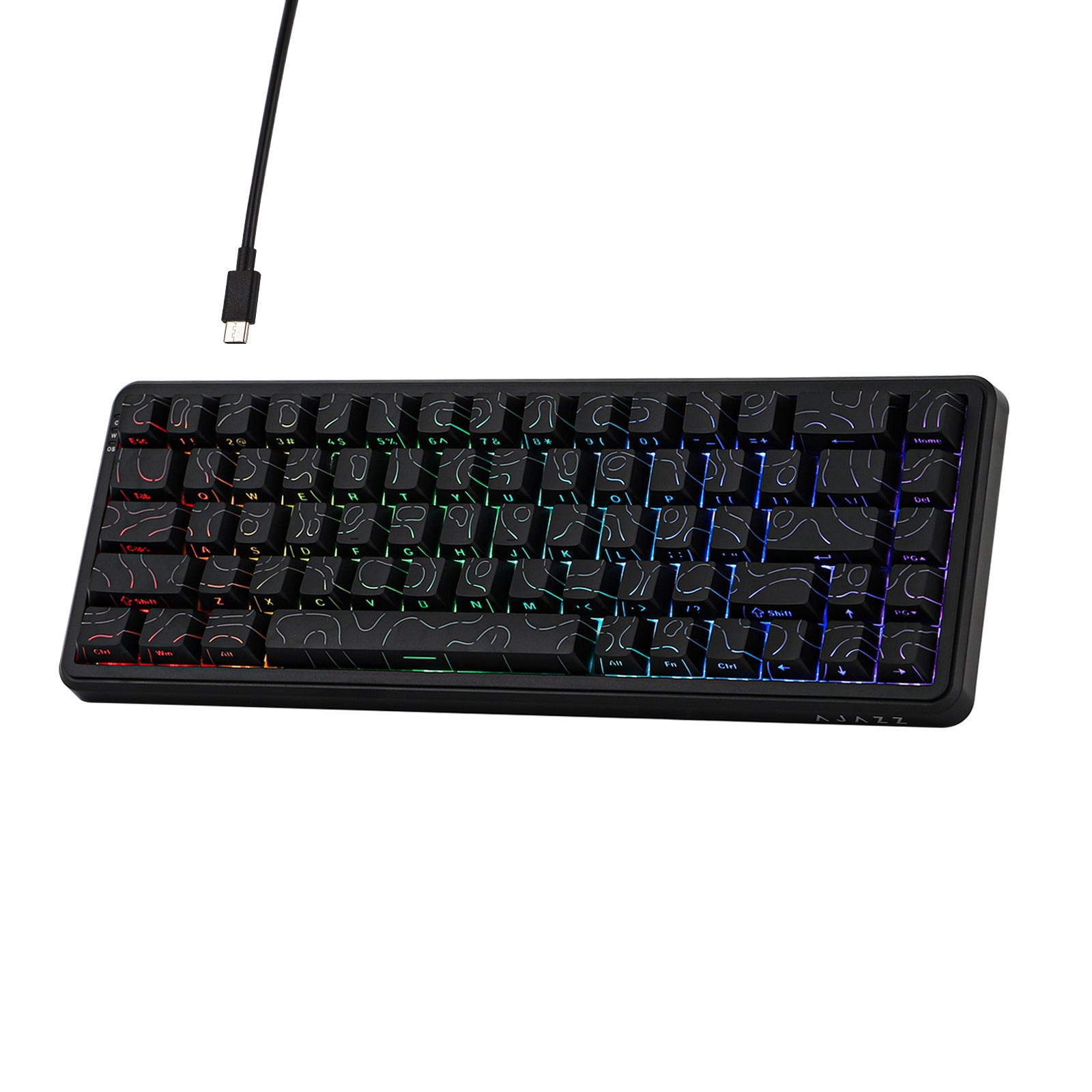 Ajazz AK680 MAX Desenli Mekanik Klavye + AJ159 PRO Profesyonel