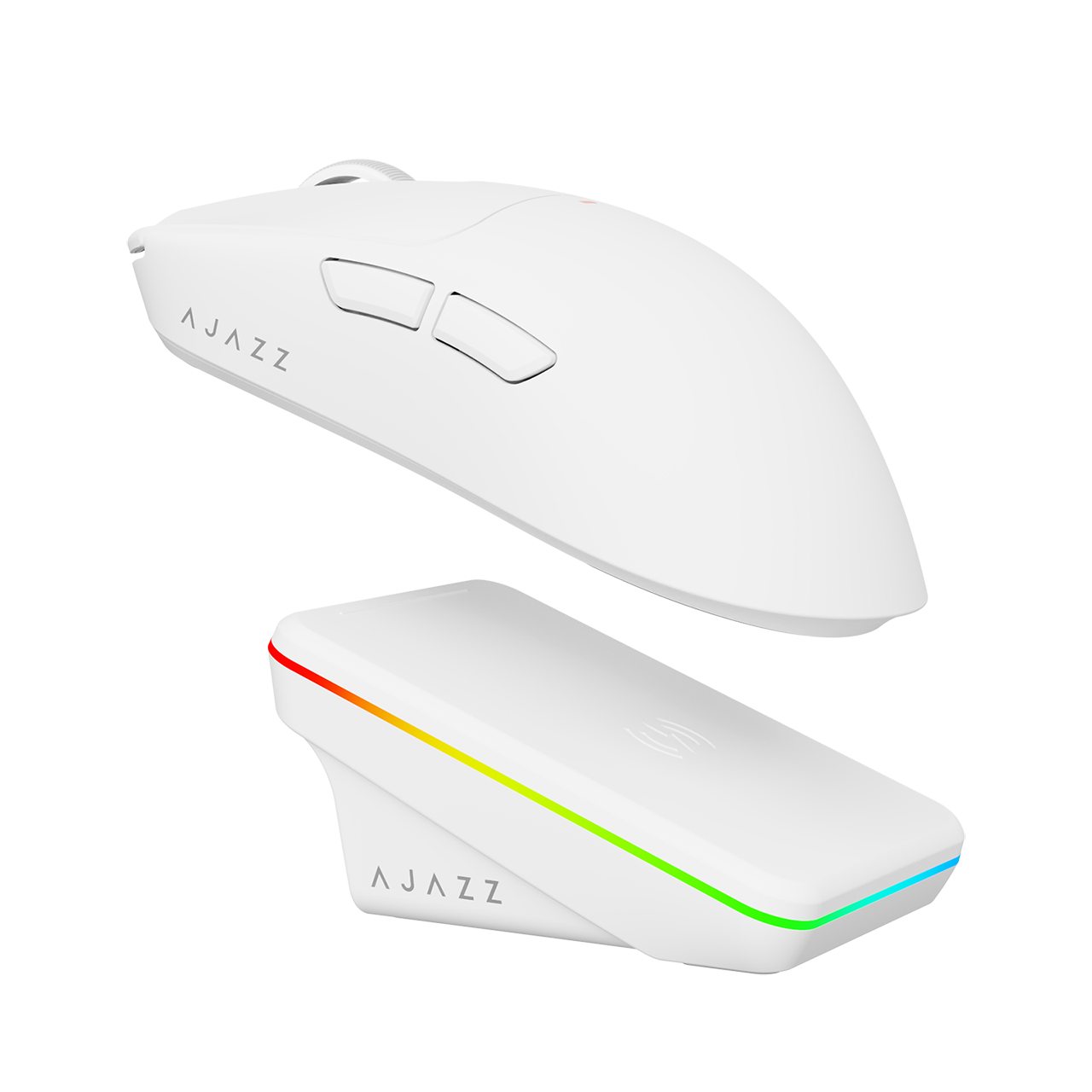 Ajazz Aj200P NL AI Yapay Zeka Sesli Komut Destekli Near-Link Kablosuz Şarj Standlı Oyuncu Mouse