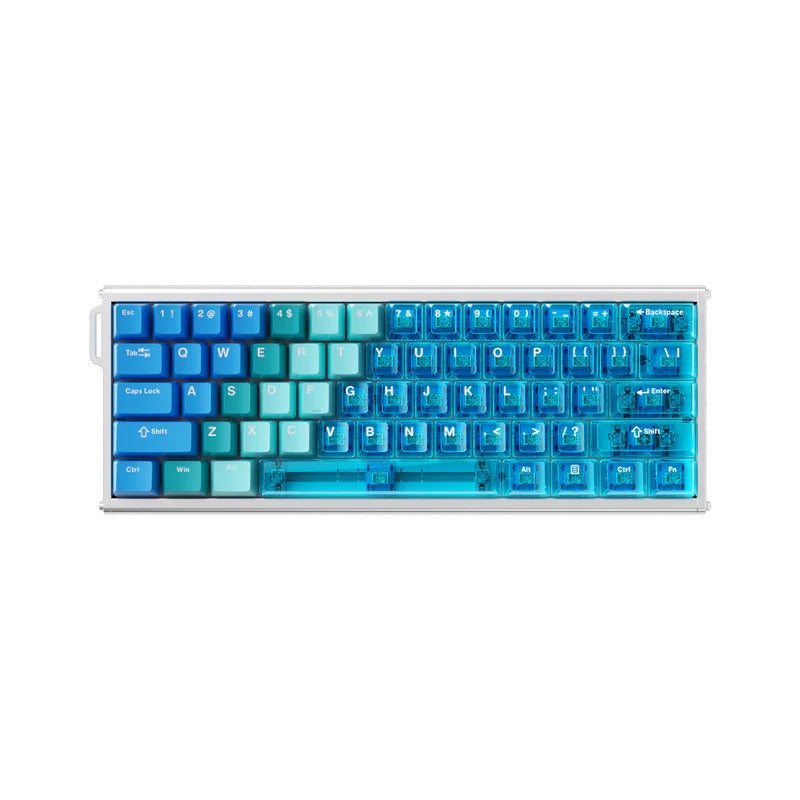 ALUX60 Manyetik Switch Klavye- Full Alüminyum Gövde ve Konumlama PLAKASI