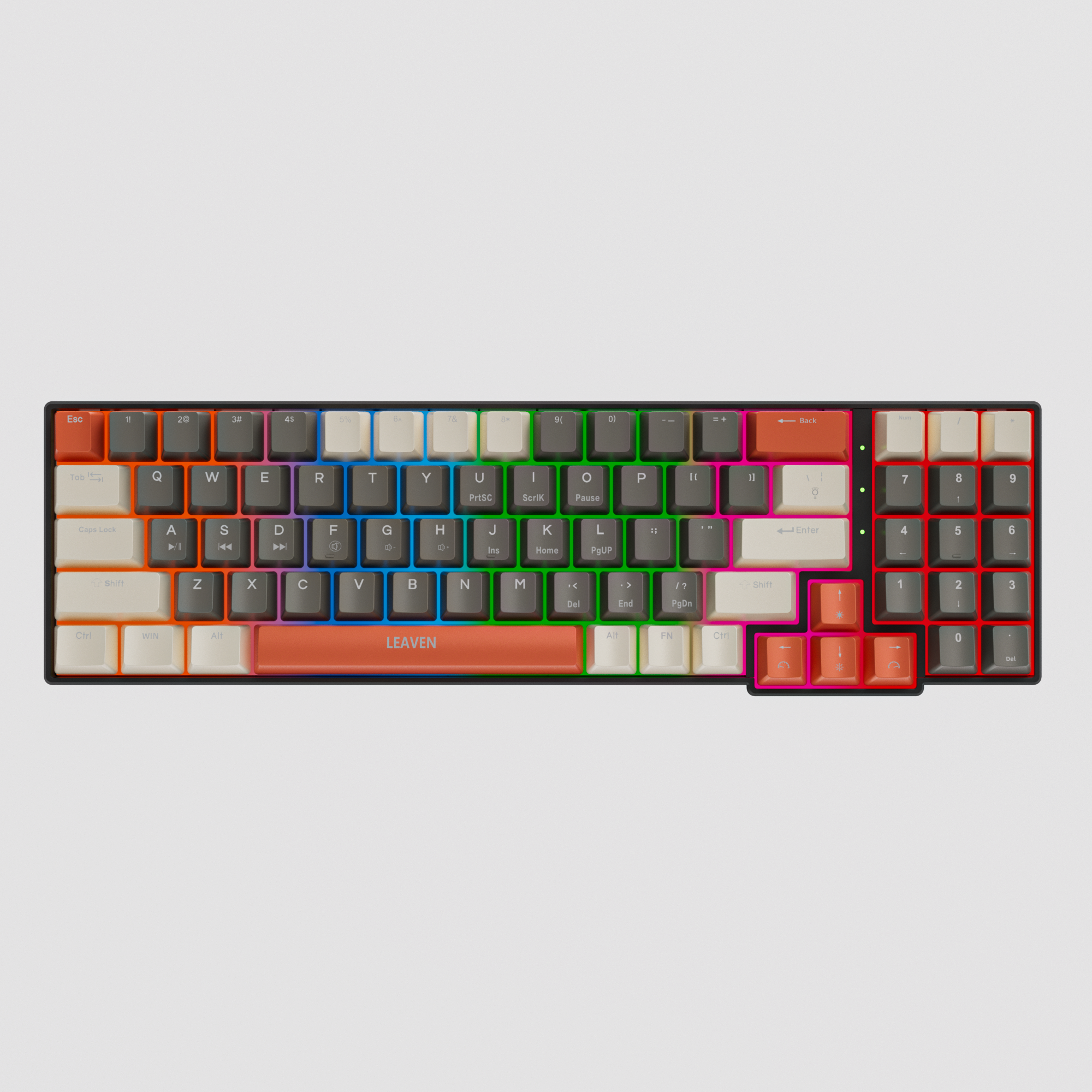 K780 Kompakt Mekanik Oyuncu Klavyesi-Hot swap-78 Tuş-Switch Hediyeli