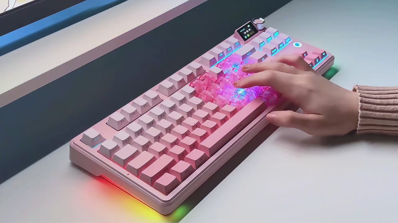 Ajazz MK87 10.000 Mah Batarya RGB Mekanik Oyun Klavyesi
