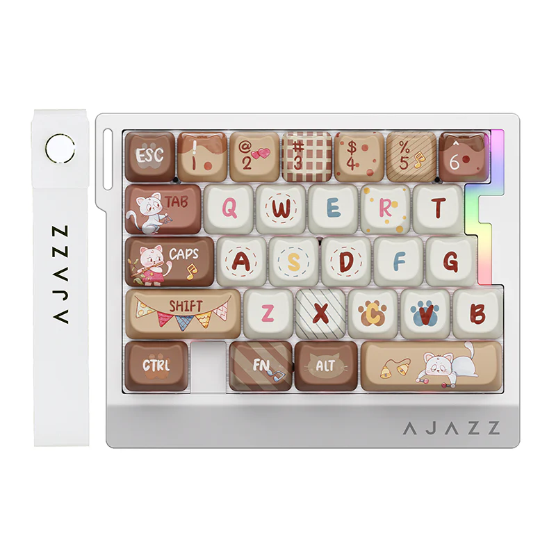 AK029 Tek El Kablolu Manyetik Switch Oyun Klavyesi - 29 Tuş - RGB